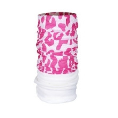 Fleece Bandana Pink Leopard