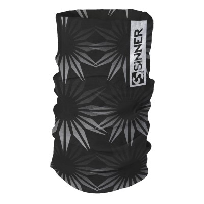 Bandana Ice Flowers Black/Grey