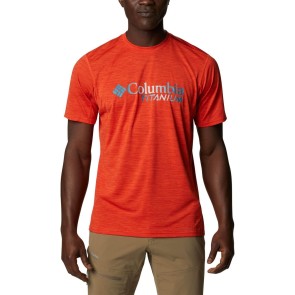 Tricou Columbia M Titan Pass Graphic Tee Portocaliu | winteroutlet.ro