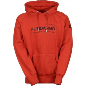 Hanorac Fundango Dixon Hooded Sweatshirt Portocaliu Inchis | winteroutlet.ro