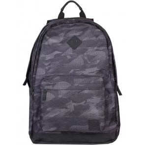 Plain Backpack Negru Camo