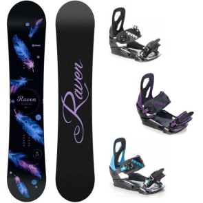 Pachet snowboard Raven Mia Negru cu Raven S200 | winteroutlet.ro