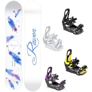 Pachet snowboard Raven Mia Alb cu Raven S230 | winteroutlet.ro