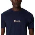 Tricou Columbia CSC Basic Logo Short Sleeve Shirt Albastru Inchis | winteroutlet.ro