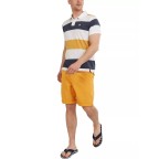 Camasa Fundango Incognito Stripe Poloshirt Alb | winteroutlet.ro