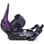 Legaturi snowboard Raven S200 Negru/Violet | winteroutlet.ro