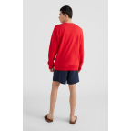 Hanorac O'Neill Triple Stack Crew Sweatshirt Rosu | winteroutlet.ro