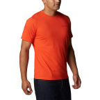 Tricou Columbia Sun Treck Short Sleeve Rosu | winteroutlet.ro