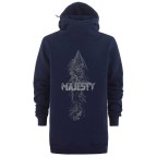Hanorac Majesty Superior tall hoodie Navy | winteroutlet.ro