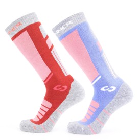 Ski Socks Pro Ladies Albastru/Roz